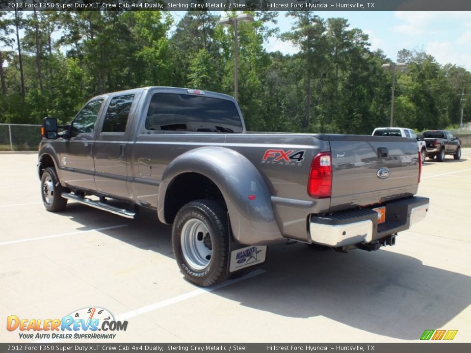 2012 Ford F350 Super Duty XLT Crew Cab 4x4 Dually Sterling Grey Metallic / Steel Photo #7