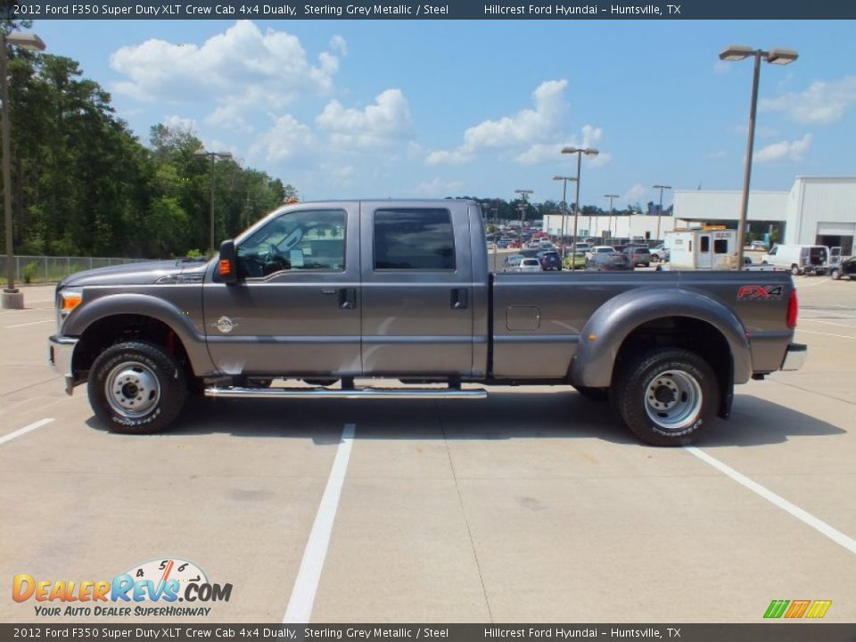 Sterling Grey Metallic 2012 Ford F350 Super Duty XLT Crew Cab 4x4 Dually Photo #8