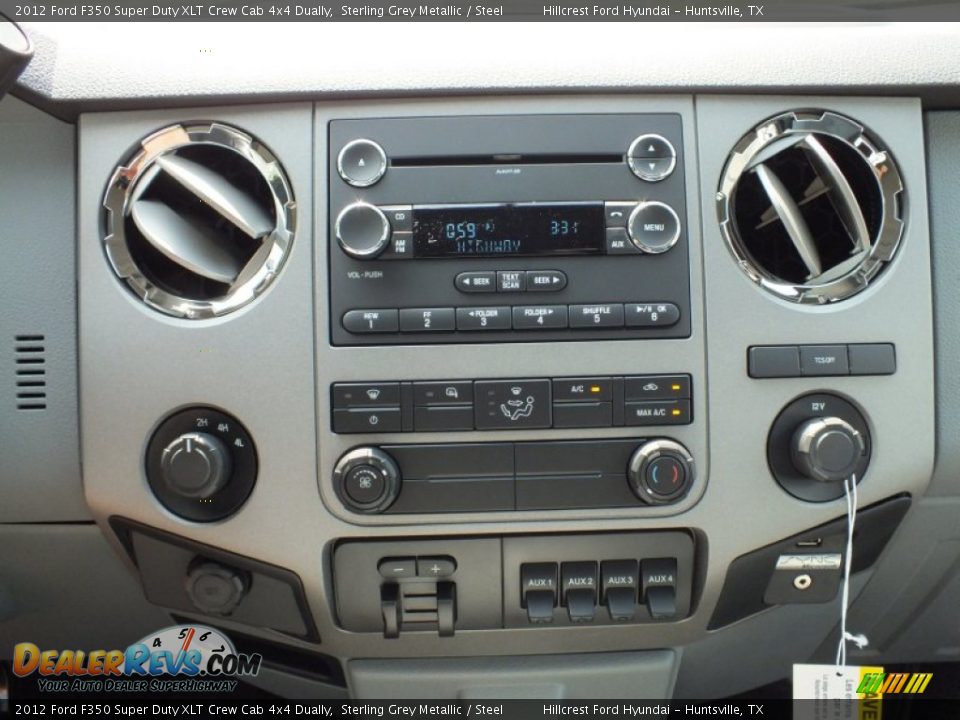 Controls of 2012 Ford F350 Super Duty XLT Crew Cab 4x4 Dually Photo #16
