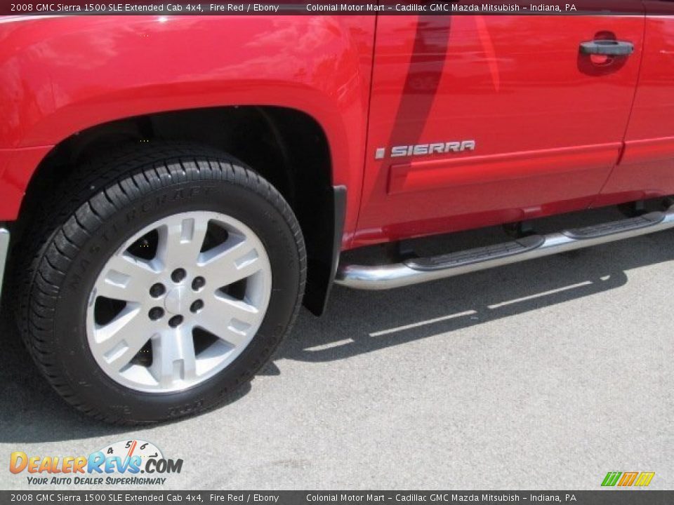 2008 GMC Sierra 1500 SLE Extended Cab 4x4 Fire Red / Ebony Photo #3