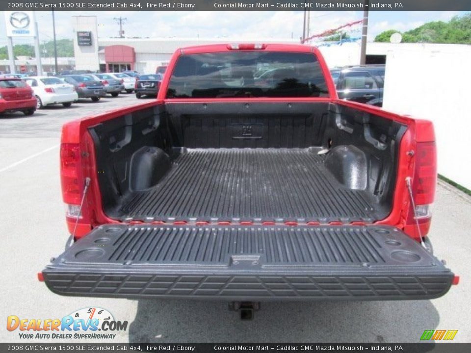 2008 GMC Sierra 1500 SLE Extended Cab 4x4 Fire Red / Ebony Photo #6