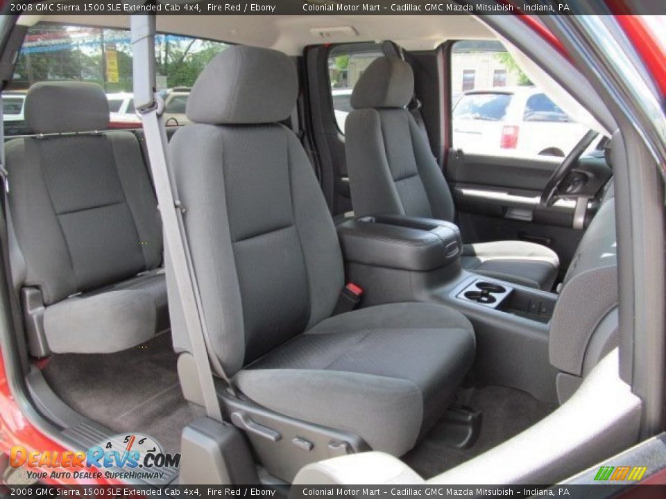 2008 GMC Sierra 1500 SLE Extended Cab 4x4 Fire Red / Ebony Photo #11