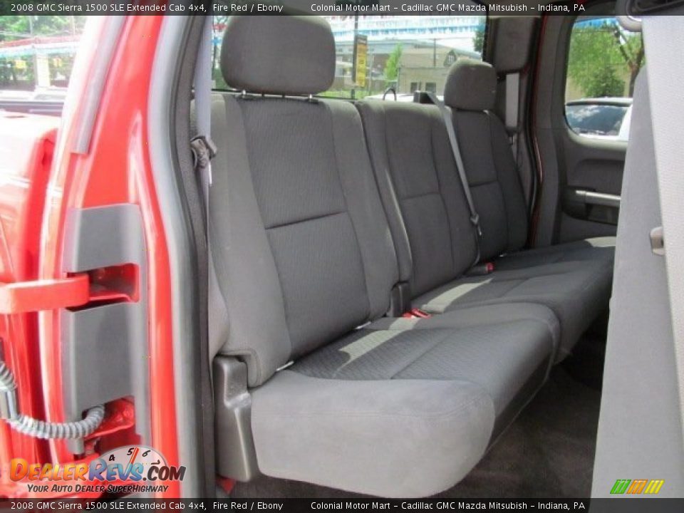 2008 GMC Sierra 1500 SLE Extended Cab 4x4 Fire Red / Ebony Photo #12