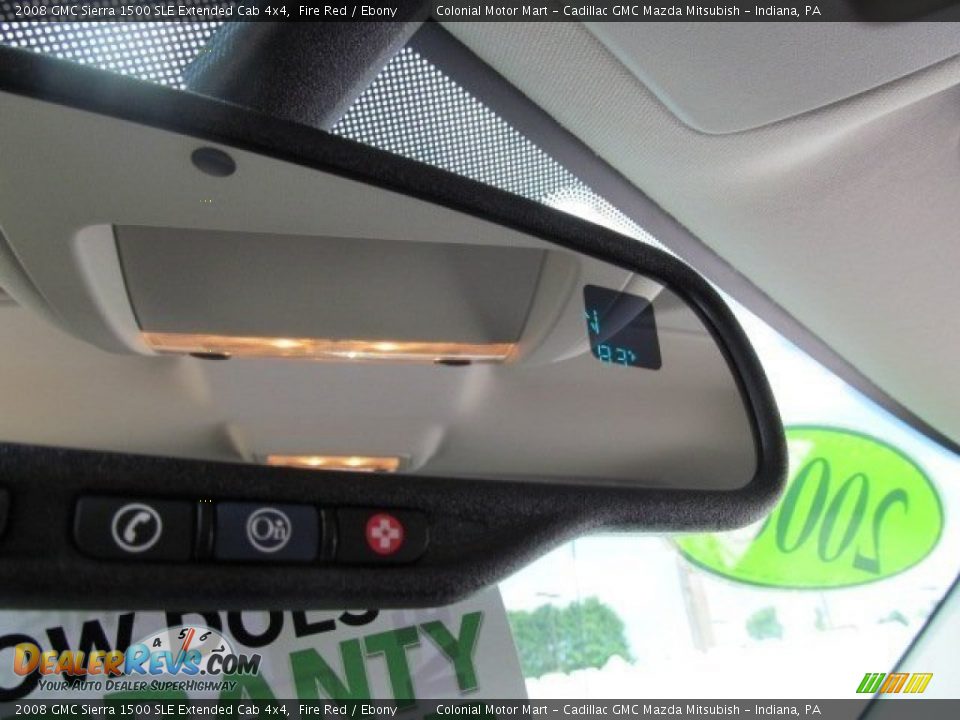 2008 GMC Sierra 1500 SLE Extended Cab 4x4 Fire Red / Ebony Photo #16