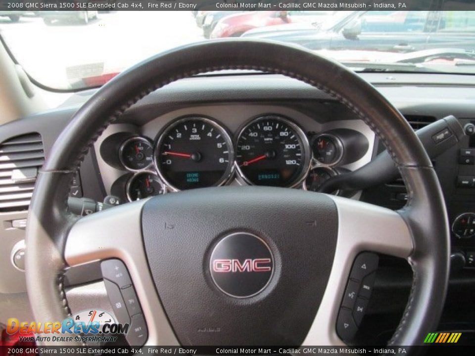 2008 GMC Sierra 1500 SLE Extended Cab 4x4 Fire Red / Ebony Photo #17