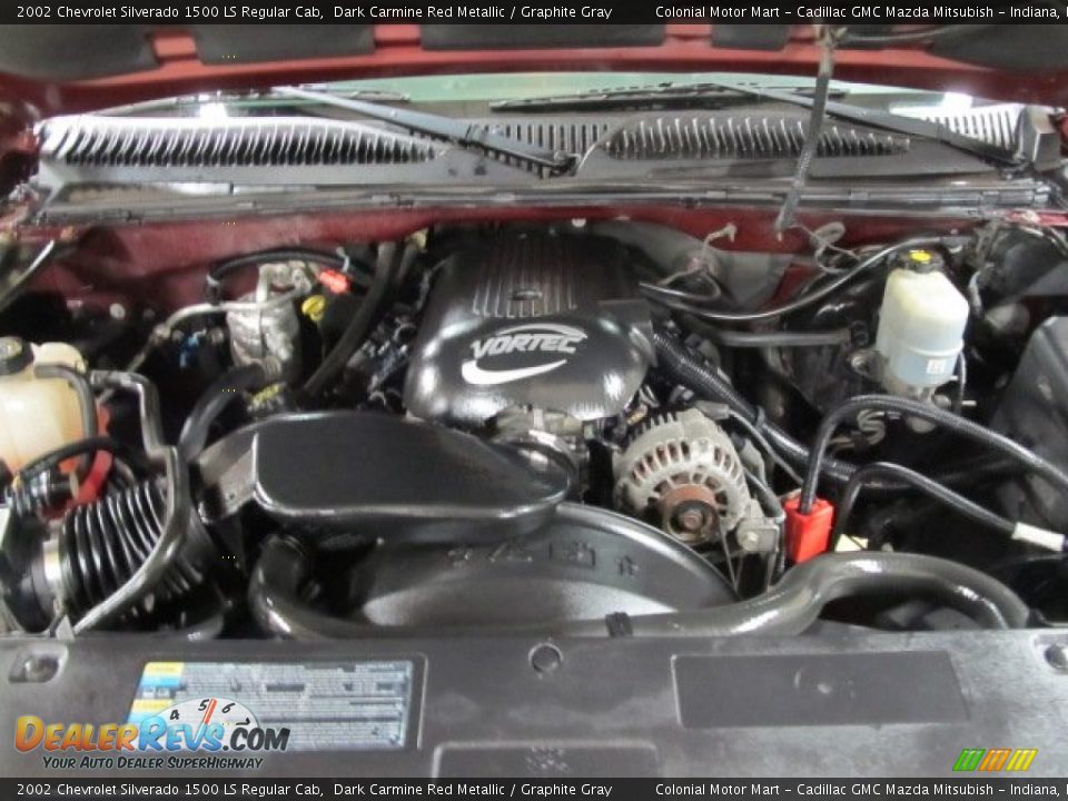 2002 Chevrolet Silverado 1500 LS Regular Cab 5.3 Liter OHV 16 Valve Vortec V8 Engine Photo #8