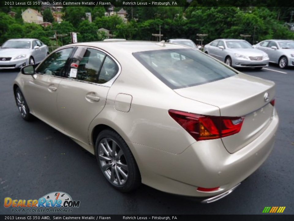 2013 Lexus GS 350 AWD Satin Cashmere Metallic / Flaxen Photo #2