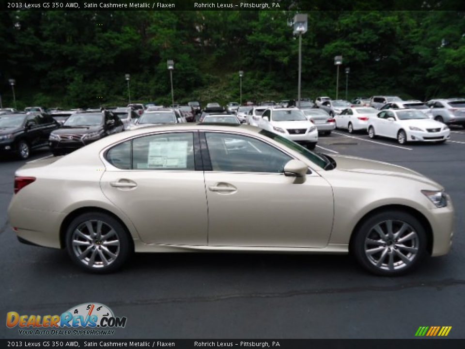 2013 Lexus GS 350 AWD Satin Cashmere Metallic / Flaxen Photo #5