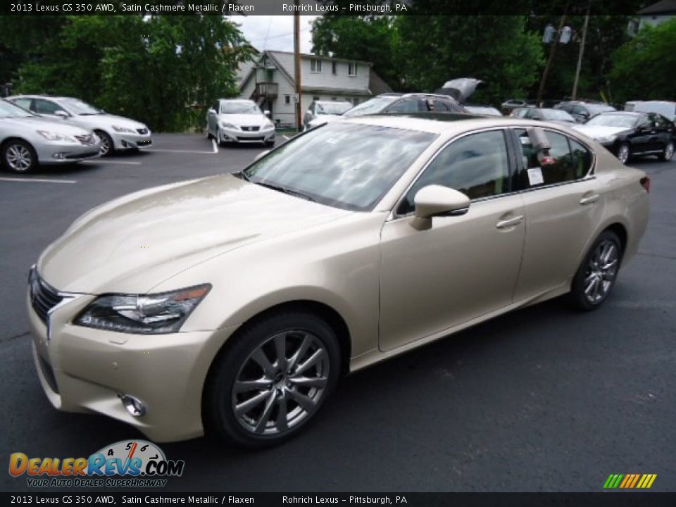 2013 Lexus GS 350 AWD Satin Cashmere Metallic / Flaxen Photo #8