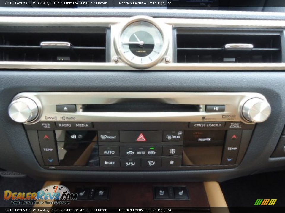 2013 Lexus GS 350 AWD Satin Cashmere Metallic / Flaxen Photo #19