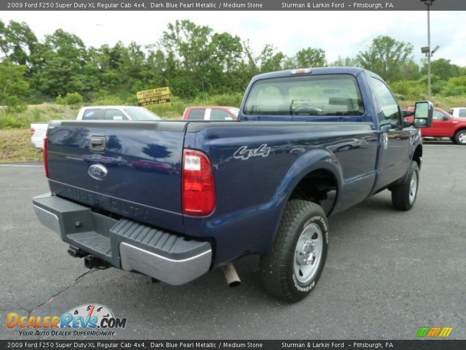 Dark Blue Pearl Metallic 2009 Ford F250 Super Duty XL Regular Cab 4x4 Photo #2