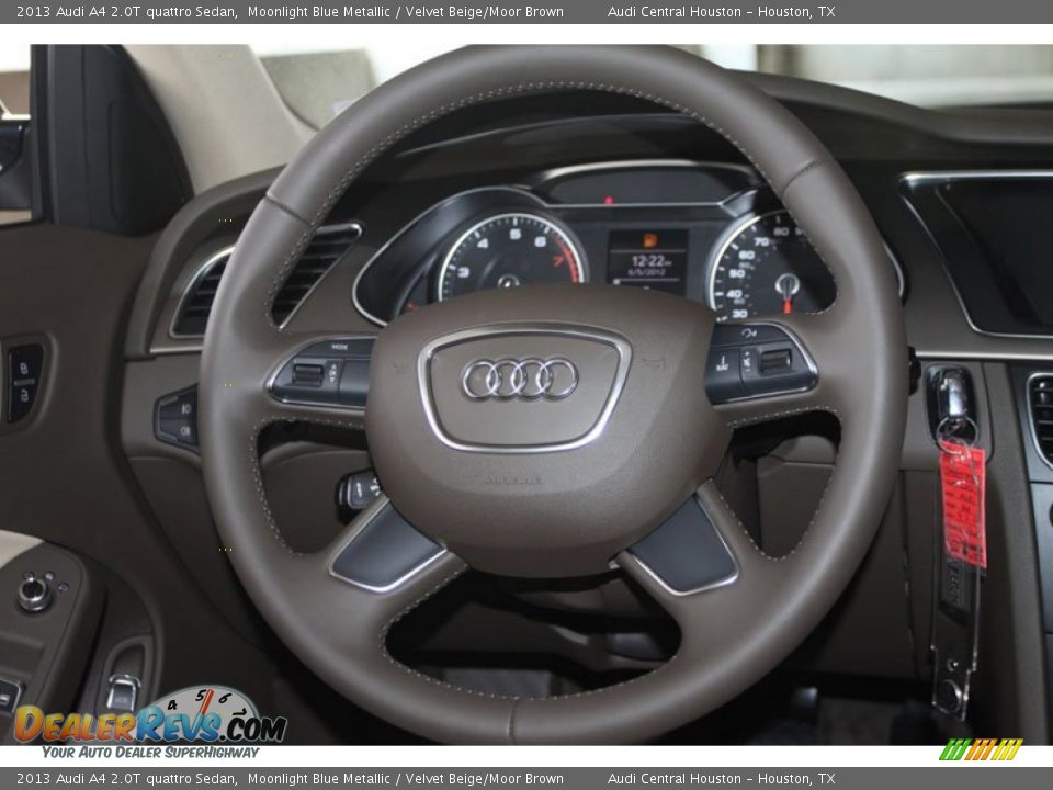 2013 Audi A4 2.0T quattro Sedan Steering Wheel Photo #18