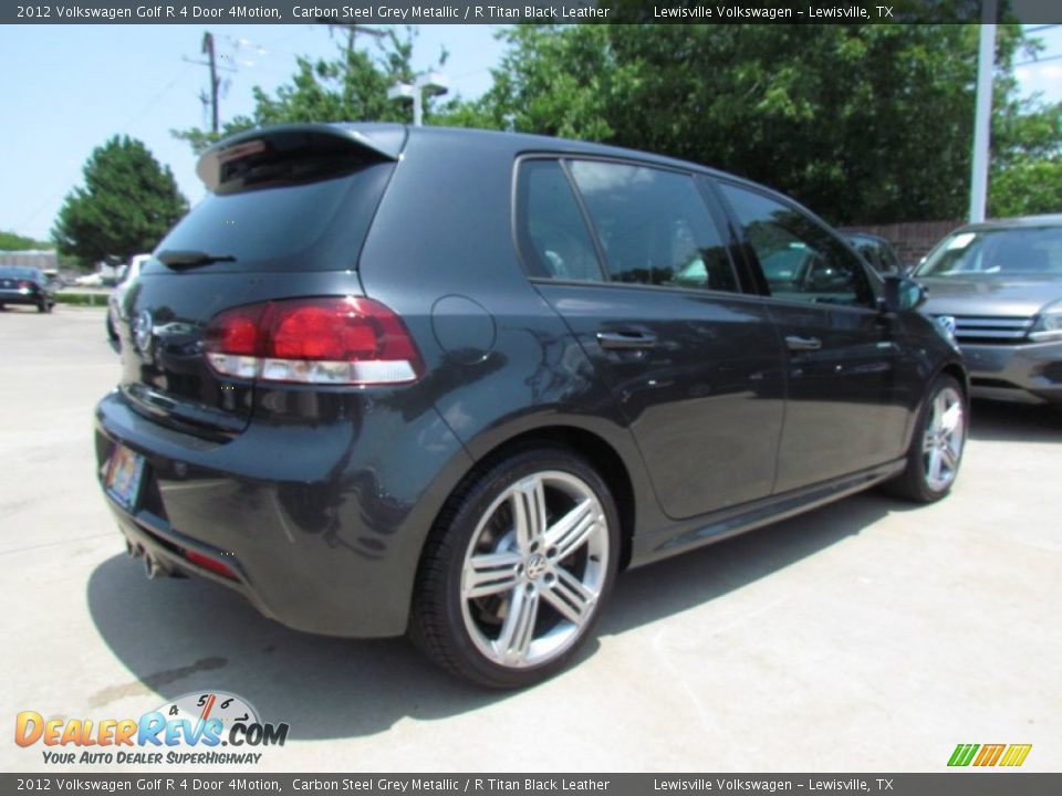 2012 Volkswagen Golf R 4 Door 4Motion Carbon Steel Grey Metallic / R Titan Black Leather Photo #2