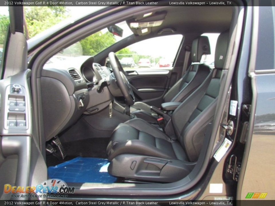 2012 Volkswagen Golf R 4 Door 4Motion Carbon Steel Grey Metallic / R Titan Black Leather Photo #3