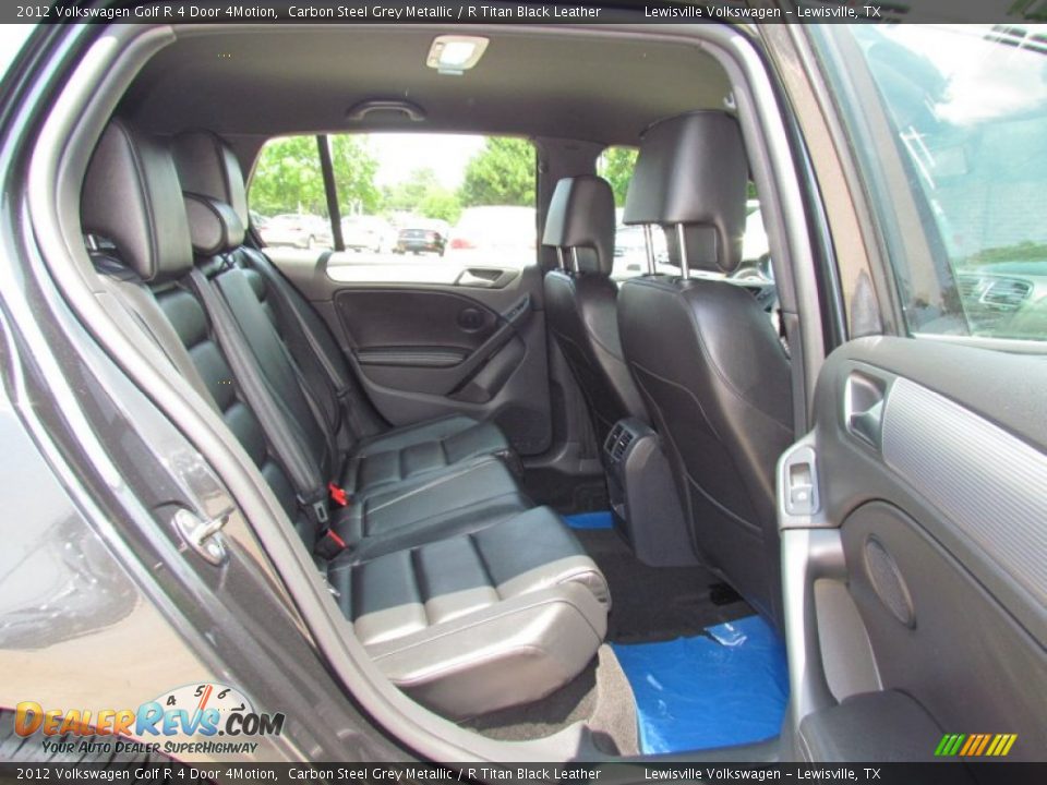 2012 Volkswagen Golf R 4 Door 4Motion Carbon Steel Grey Metallic / R Titan Black Leather Photo #4
