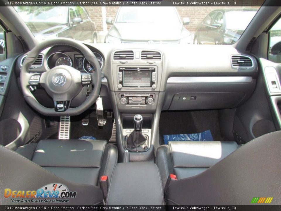 2012 Volkswagen Golf R 4 Door 4Motion Carbon Steel Grey Metallic / R Titan Black Leather Photo #5