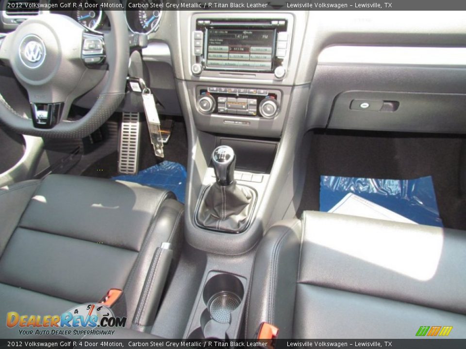 2012 Volkswagen Golf R 4 Door 4Motion Carbon Steel Grey Metallic / R Titan Black Leather Photo #6