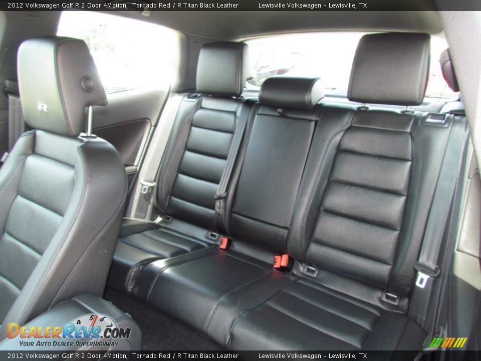 R Titan Black Leather Interior - 2012 Volkswagen Golf R 2 Door 4Motion Photo #4