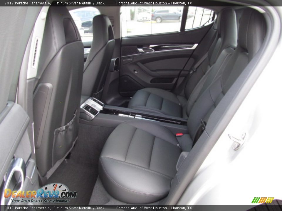 2012 Porsche Panamera 4 Platinum Silver Metallic / Black Photo #7