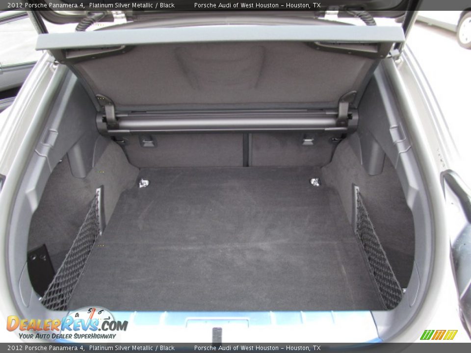 2012 Porsche Panamera 4 Platinum Silver Metallic / Black Photo #8
