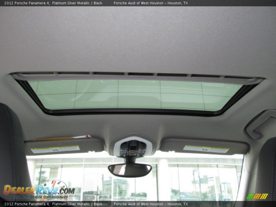 2012 Porsche Panamera 4 Platinum Silver Metallic / Black Photo #10