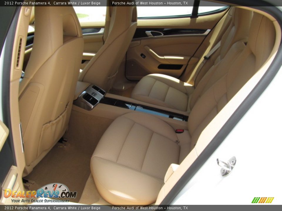 2012 Porsche Panamera 4 Carrara White / Luxor Beige Photo #8