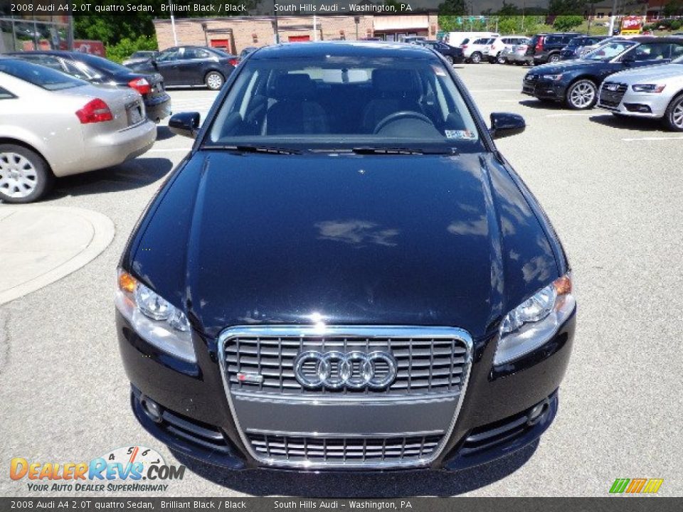2008 Audi A4 2.0T quattro Sedan Brilliant Black / Black Photo #8