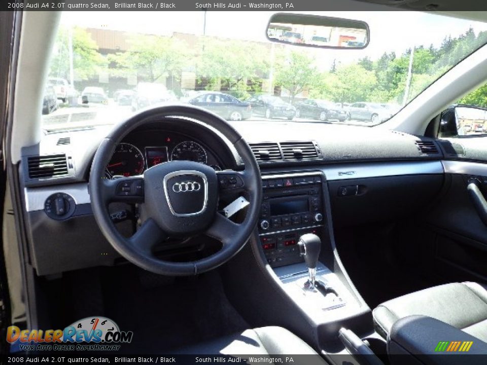 2008 Audi A4 2.0T quattro Sedan Brilliant Black / Black Photo #12