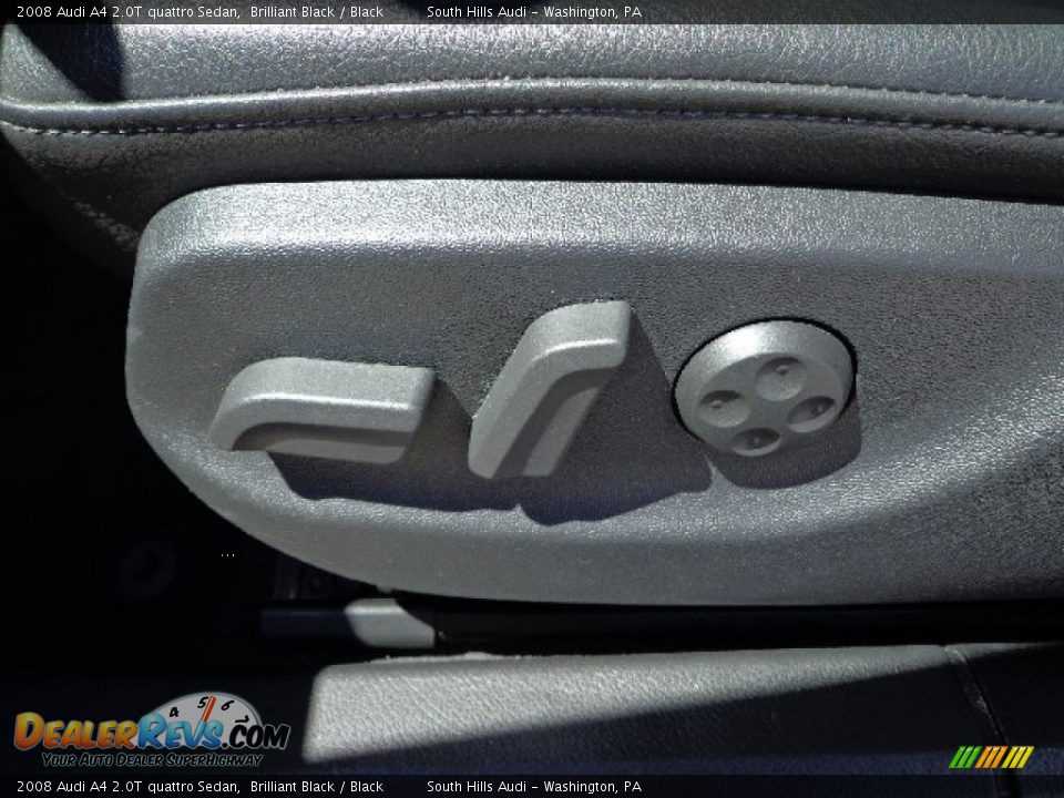 2008 Audi A4 2.0T quattro Sedan Brilliant Black / Black Photo #15