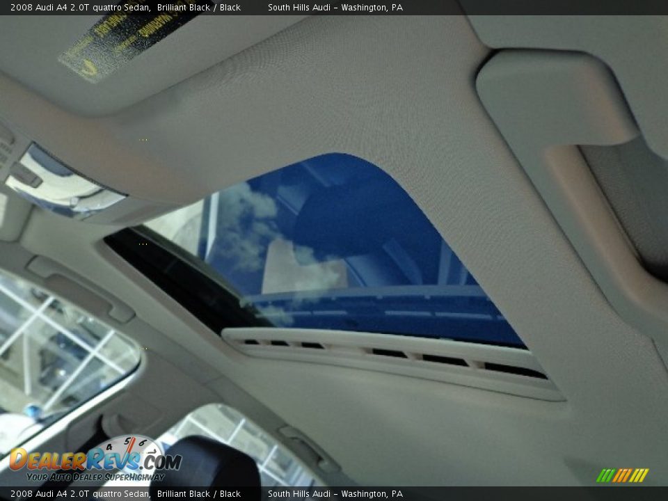 2008 Audi A4 2.0T quattro Sedan Brilliant Black / Black Photo #16