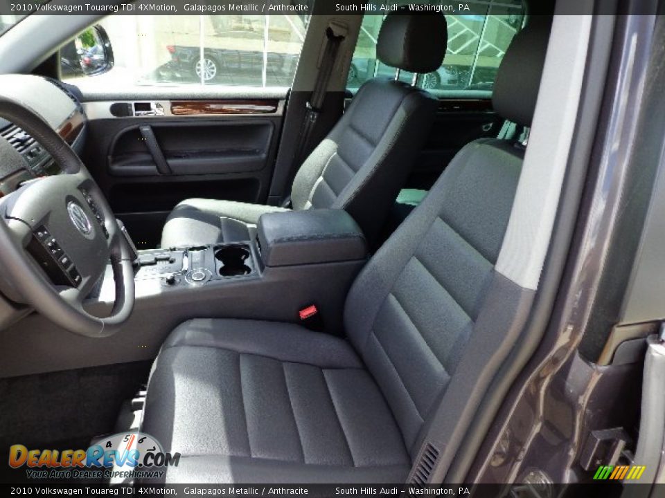2010 Volkswagen Touareg TDI 4XMotion Galapagos Metallic / Anthracite Photo #10
