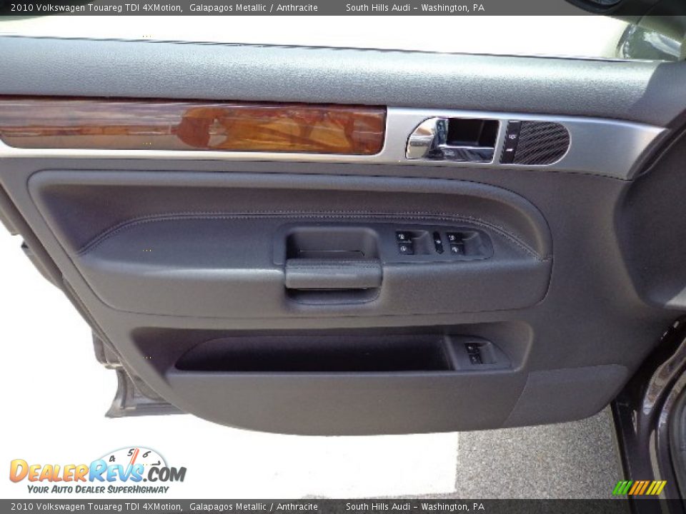 2010 Volkswagen Touareg TDI 4XMotion Galapagos Metallic / Anthracite Photo #14