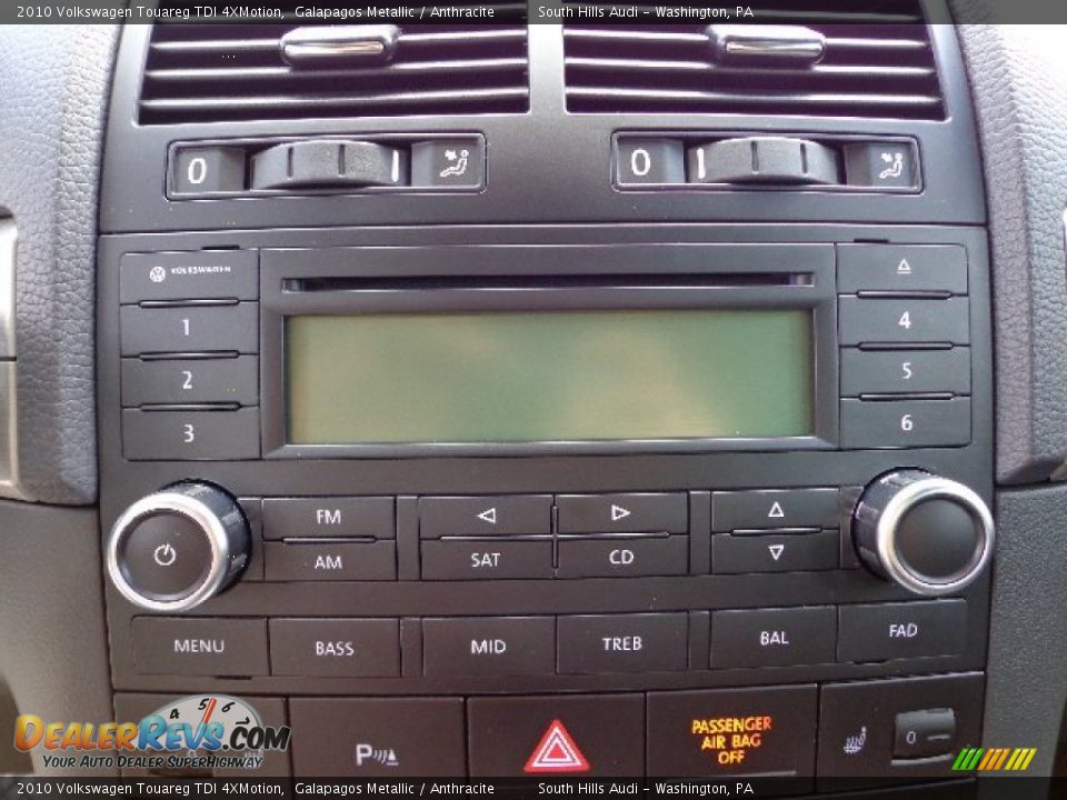 2010 Volkswagen Touareg TDI 4XMotion Galapagos Metallic / Anthracite Photo #19