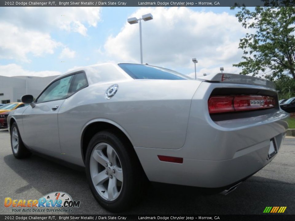 2012 Dodge Challenger R/T Bright Silver Metallic / Dark Slate Gray Photo #2