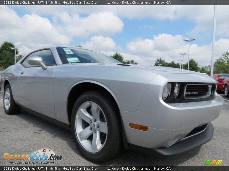 2012 Dodge Challenger R/T Bright Silver Metallic / Dark Slate Gray Photo #4