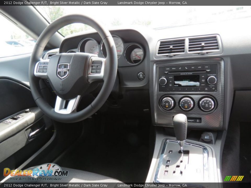 2012 Dodge Challenger R/T Bright Silver Metallic / Dark Slate Gray Photo #8