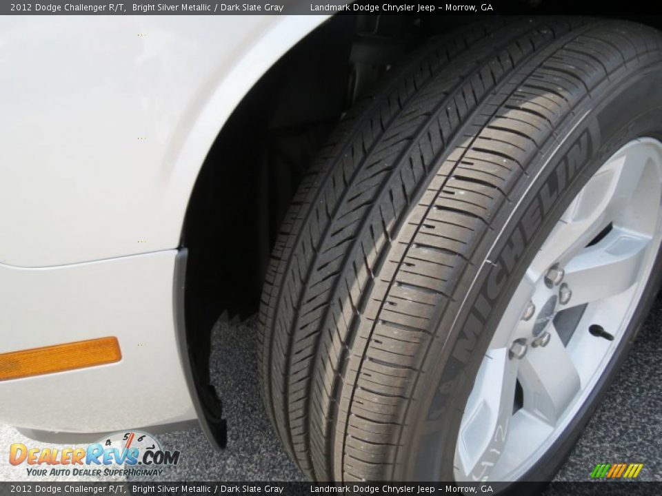 2012 Dodge Challenger R/T Bright Silver Metallic / Dark Slate Gray Photo #10