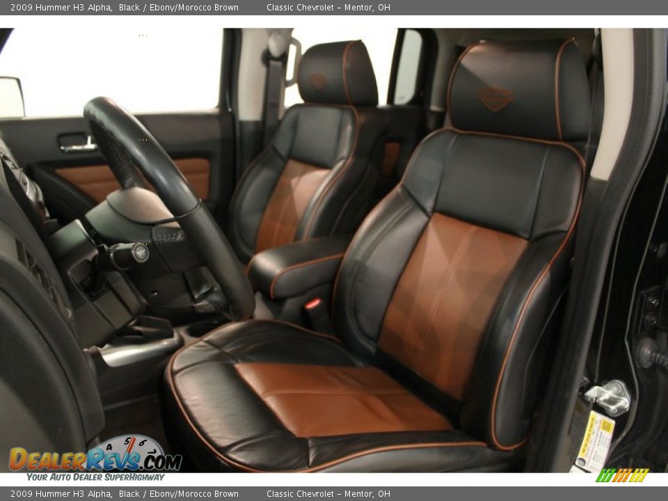 Front Seat of 2009 Hummer H3 Alpha Photo #9