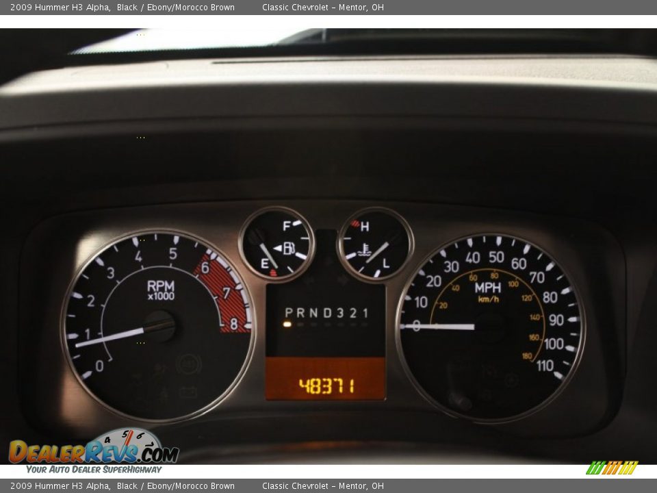 2009 Hummer H3 Alpha Gauges Photo #13