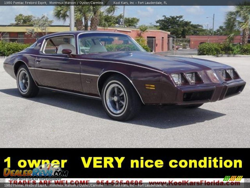 1980 Pontiac Firebird Esprit Montreux Maroon / Oyster/Carmine Photo #1