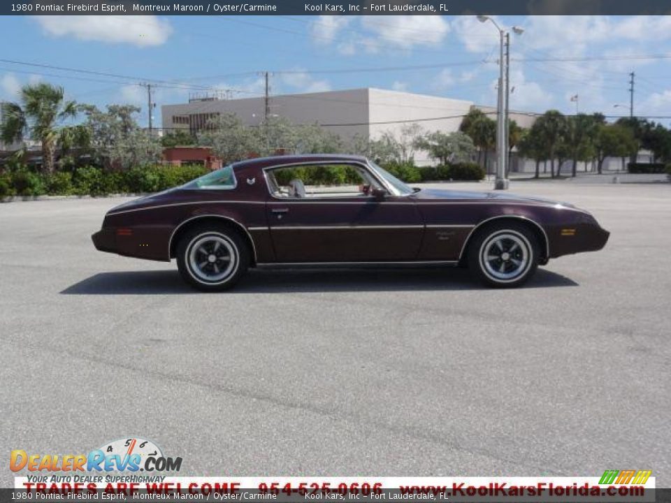 1980 Pontiac Firebird Esprit Montreux Maroon / Oyster/Carmine Photo #2