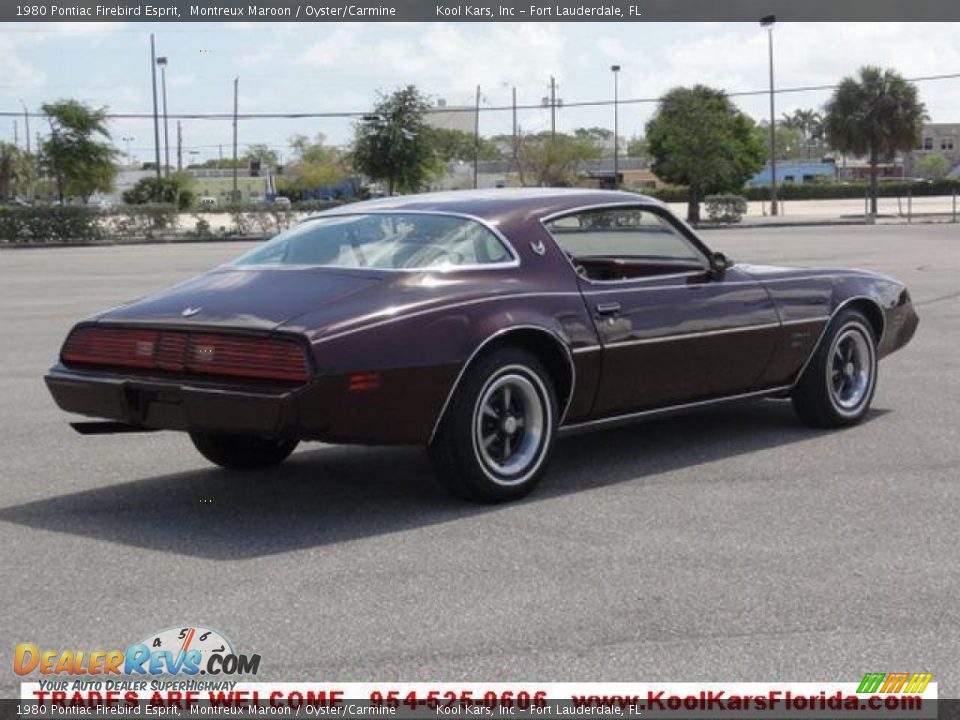 1980 Pontiac Firebird Esprit Montreux Maroon / Oyster/Carmine Photo #3