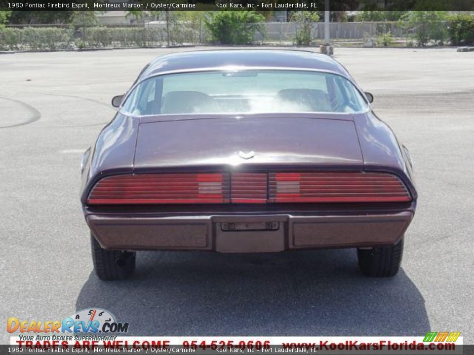 1980 Pontiac Firebird Esprit Montreux Maroon / Oyster/Carmine Photo #4