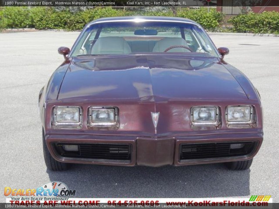 1980 Pontiac Firebird Esprit Montreux Maroon / Oyster/Carmine Photo #8