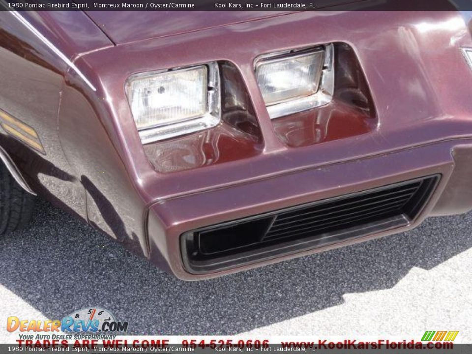 1980 Pontiac Firebird Esprit Montreux Maroon / Oyster/Carmine Photo #9