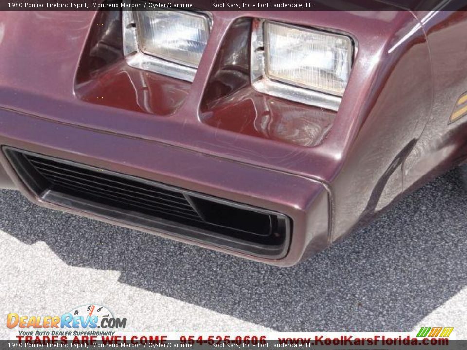 1980 Pontiac Firebird Esprit Montreux Maroon / Oyster/Carmine Photo #10