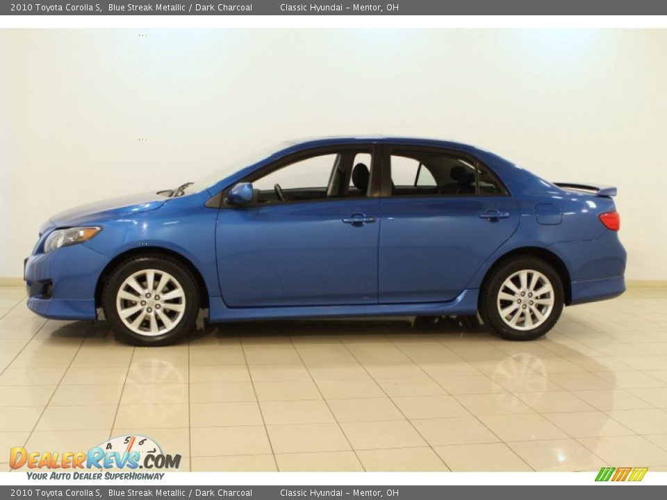 Blue Streak Metallic 2010 Toyota Corolla S Photo #4