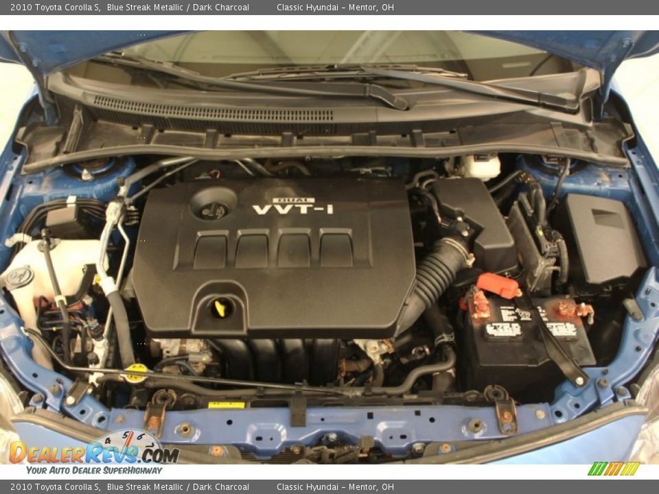 2010 Toyota Corolla S 1.8 Liter DOHC 16-Valve Dual VVT-i 4 Cylinder Engine Photo #16