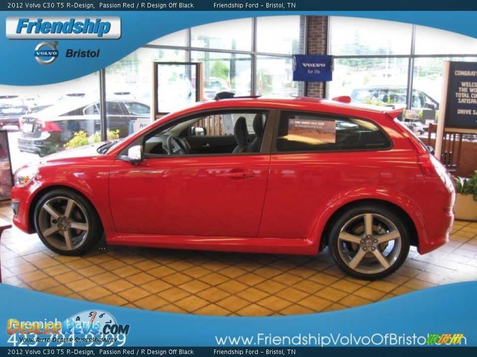 2012 Volvo C30 T5 R-Design Passion Red / R Design Off Black Photo #1