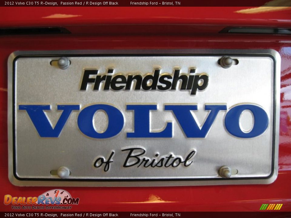 2012 Volvo C30 T5 R-Design Passion Red / R Design Off Black Photo #7